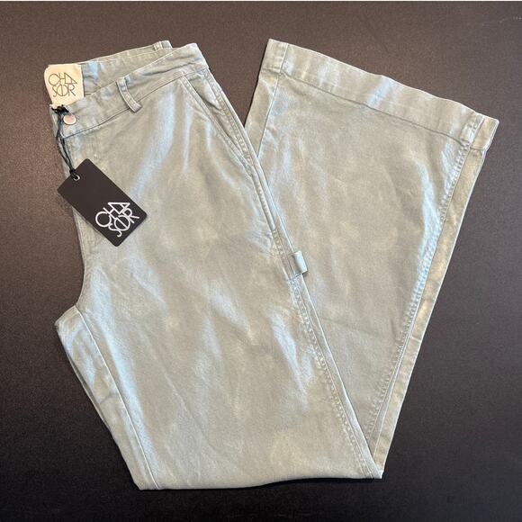 NWT Chaser Wide Leg High-Rise Pants, Green, Women's Size Small - Picture 6 of 6